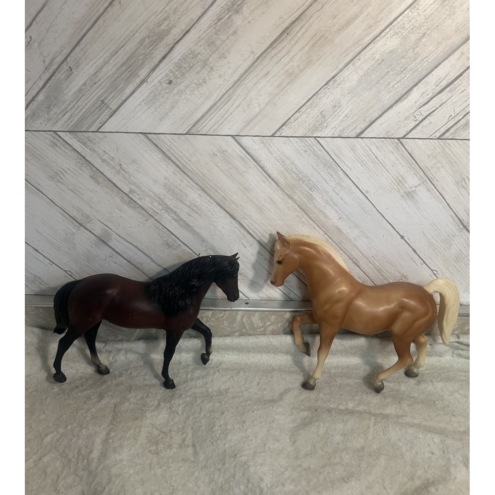 Palamino Vintage Breyer Arabian Stallion & "El Pastor" Paso Fino